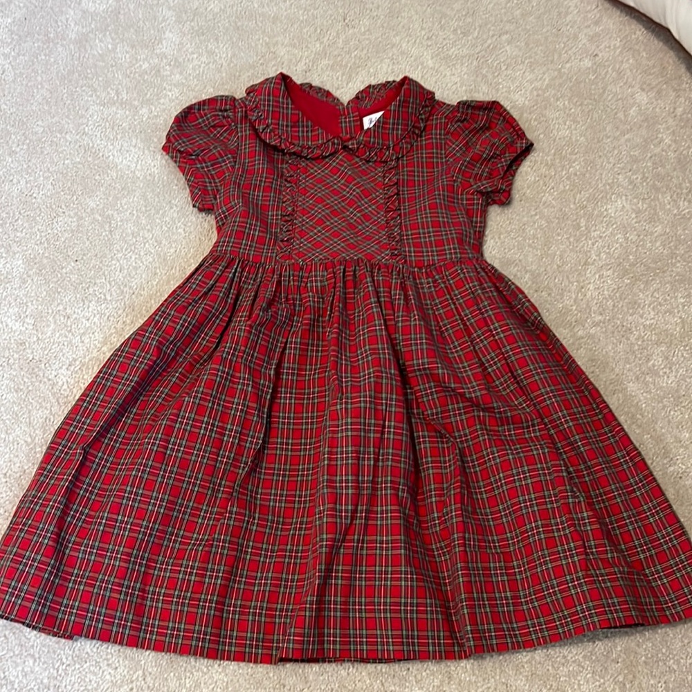 Rachel Riley tartan plaid dress size 4Y